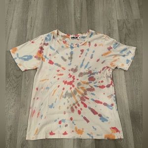 CHLDR Women's paint splattered tee. Excellent condition. Size Small.